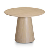 Sahara Round Oak Dining Table (41"-60") - View 3