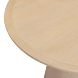 Sahara Round Oak Dining Table (41"-60") - View 5