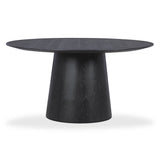 Sahara Round Oak Dining Table (41"-60") - View 16