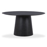Sahara Round Oak Dining Table (41"-60") - View 18