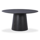 Sahara Round Oak Dining Table (41"-60") - View 19