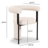 Synn Performance Boucle Dining Chair - View 6