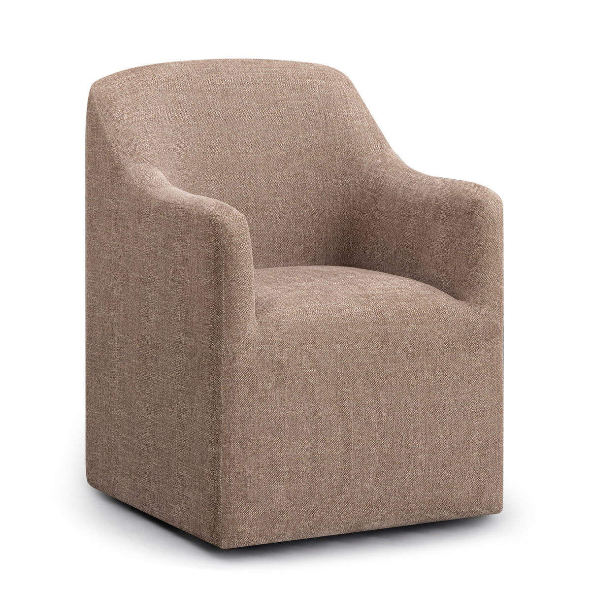 Helena Tall Textured Weave Performance Fabric Dining Chair - View 1