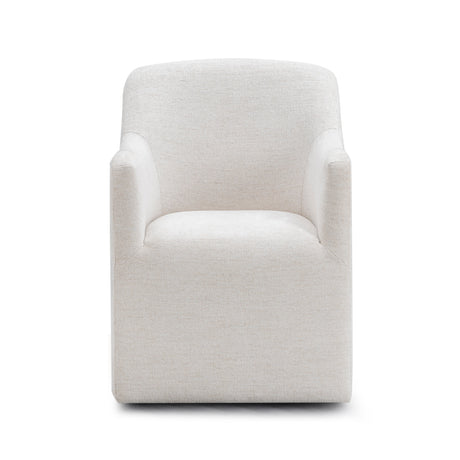 Helena Tall Textured Weave Performance Fabric Dining Chair - View 10