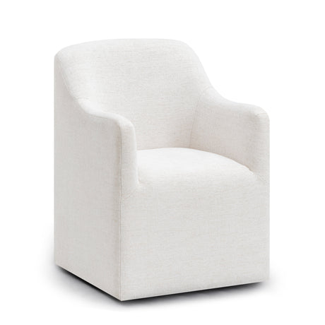 Helena Tall Textured Weave Performance Fabric Dining Chair - View 8
