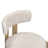 Odessa Cream Performance Fabric Dining Chair - View 4