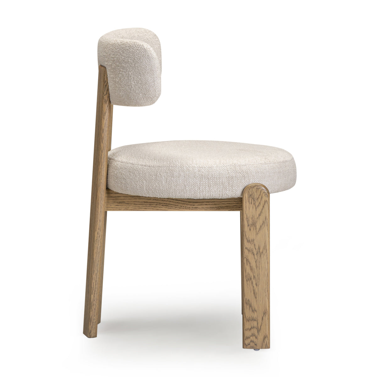 Odessa Cream Performance Fabric Dining Chair - View 6