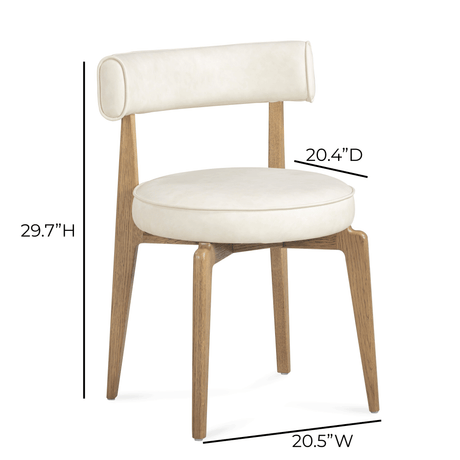 Nikita Performance Vegan Leather Dining Chair - View 23