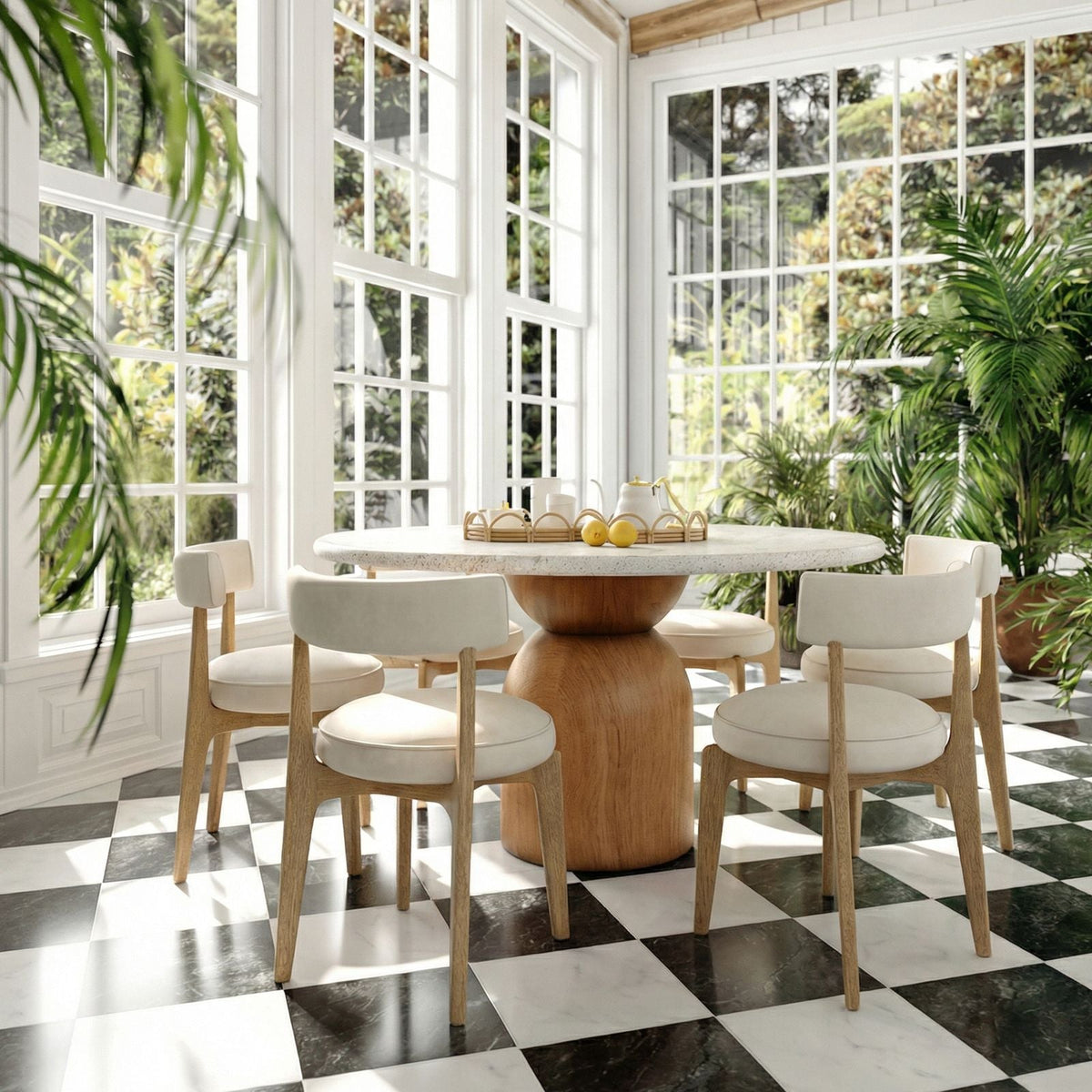 Nikita Performance Vegan Leather Dining Chair - View 18