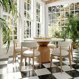 Nikita Performance Vegan Leather Dining Chair - View 18
