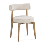 Nikita Cream Performance Fabric Dining Chair - View 1
