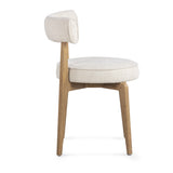 Nikita Cream Performance Fabric Dining Chair - View 5