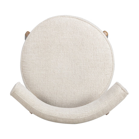 Nikita Cream Performance Fabric Dining Chair - View 6