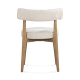 Nikita Cream Performance Fabric Dining Chair - View 7