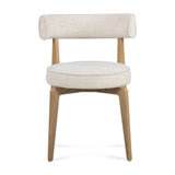 Nikita Cream Performance Fabric Dining Chair - View 3