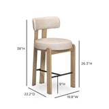 Odessa Performance Vegan Leather Counter Stool - View 7