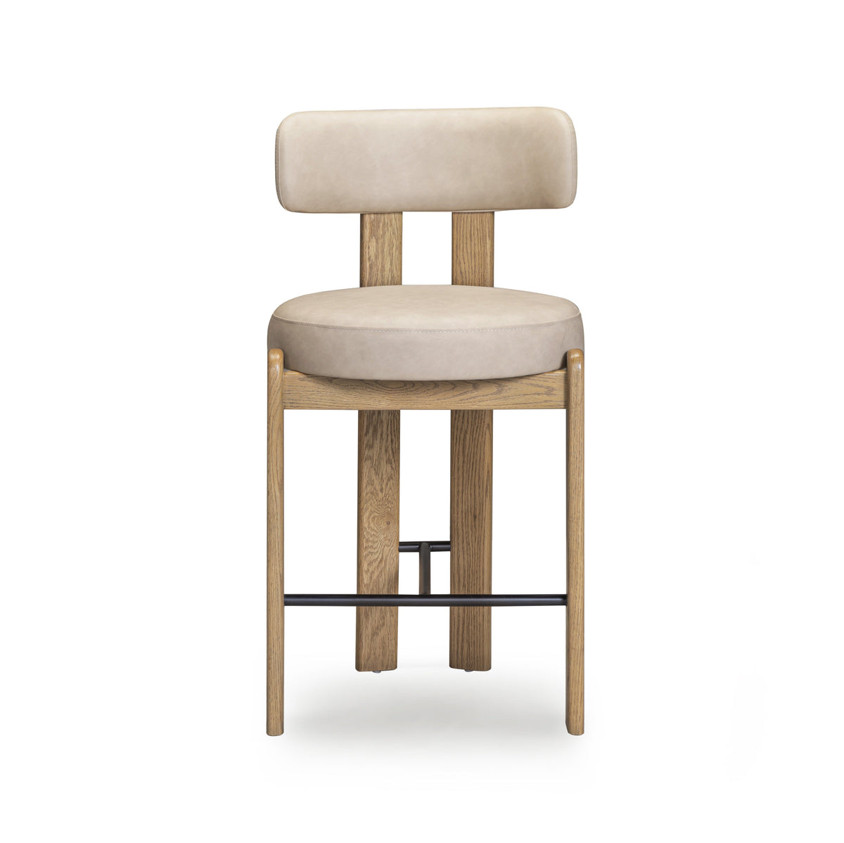 Odessa Performance Vegan Leather Counter Stool - View 3
