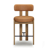 Odessa Performance Vegan Leather Counter Stool - View 10
