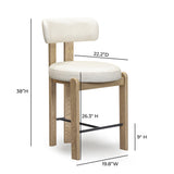 Odessa Performance Vegan Leather Counter Stool - View 21
