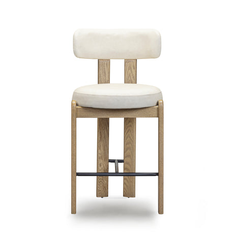 Odessa Performance Vegan Leather Counter Stool - View 17