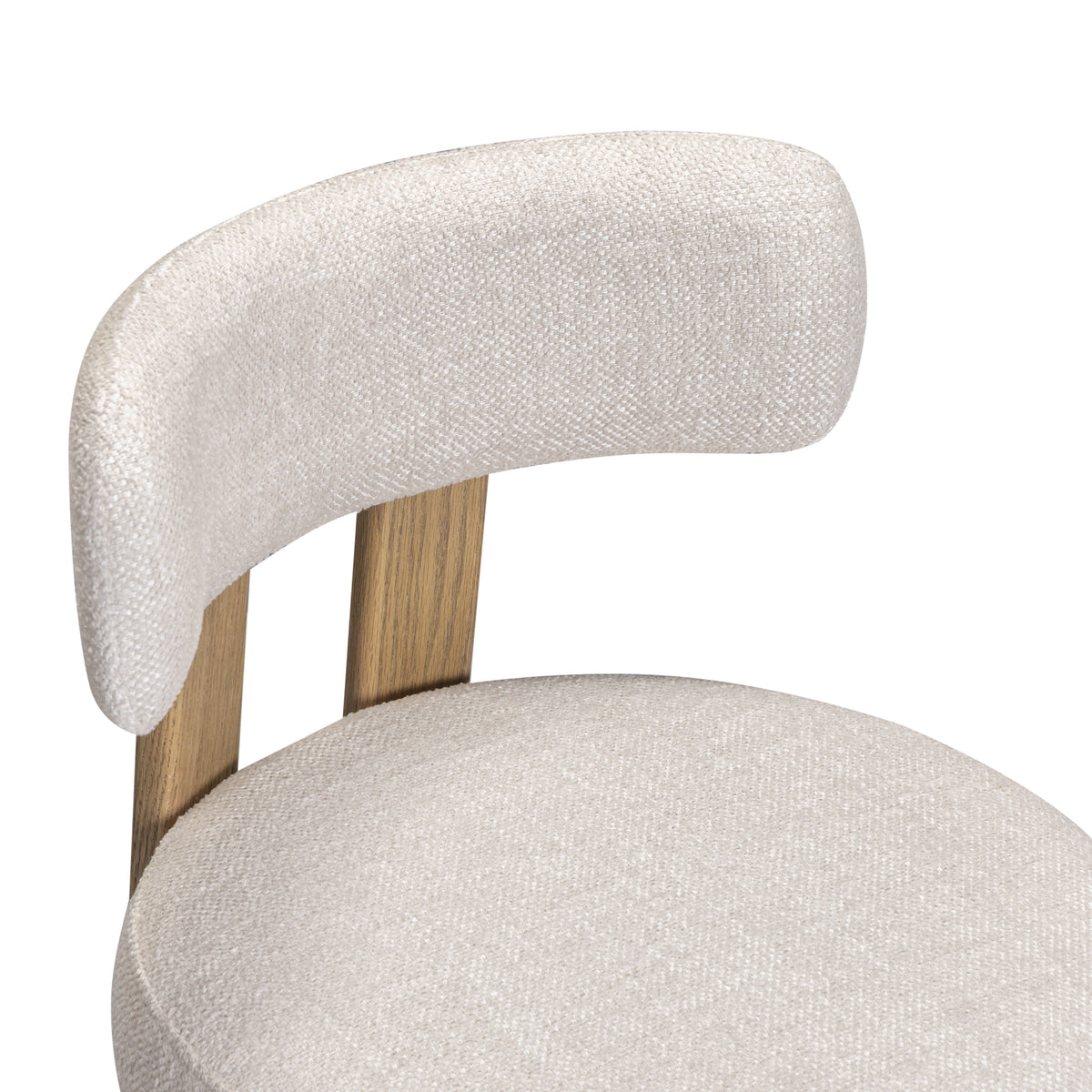 Odessa Cream Performance Fabric Counter Stool - View 4