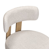 Odessa Cream Performance Fabric Counter Stool - View 4