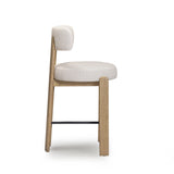 Odessa Cream Performance Fabric Counter Stool - View 5