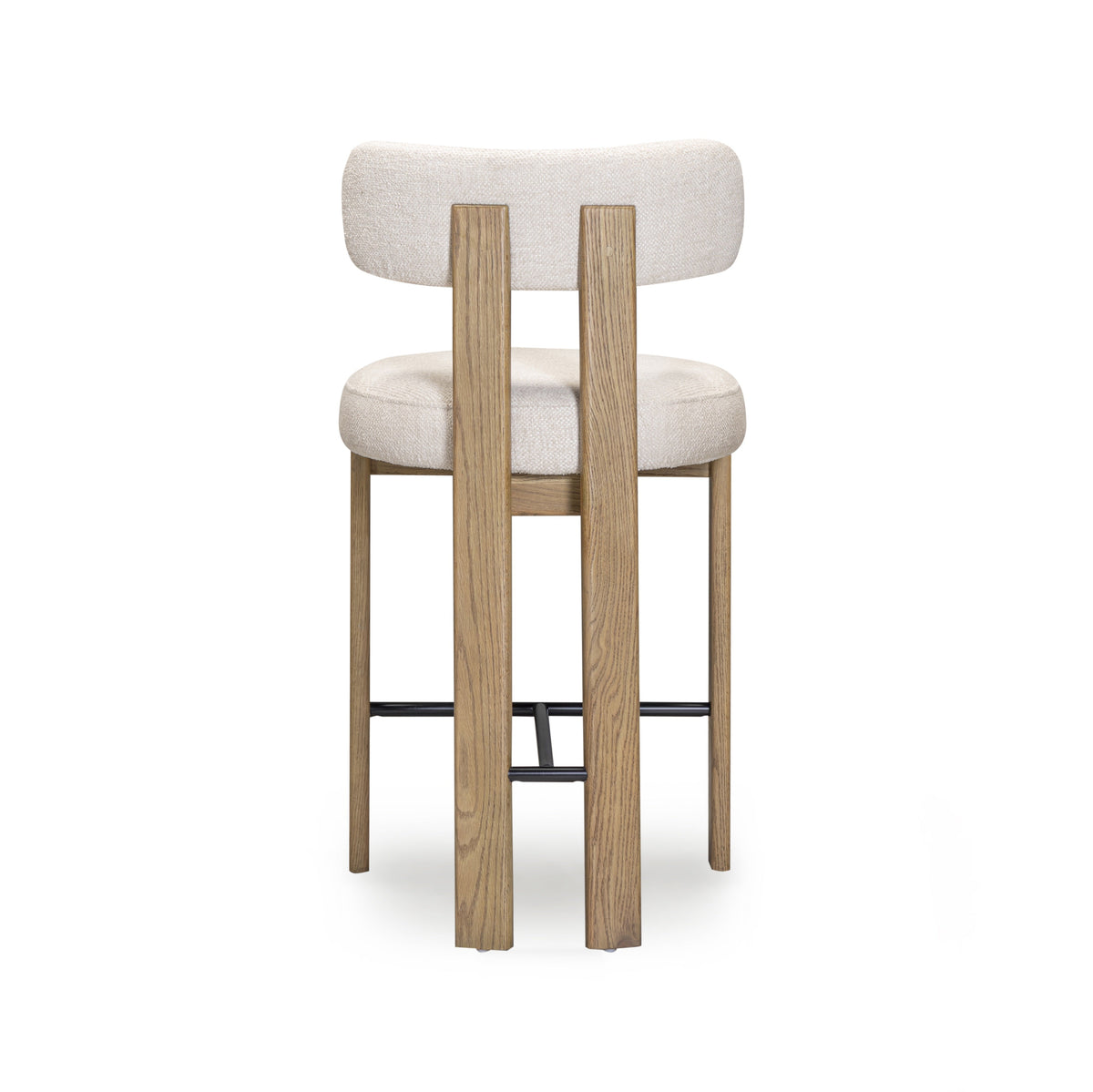 Odessa Cream Performance Fabric Counter Stool - View 6