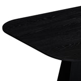 Brocha 106" Ash Wood Rectangular Dining Table - View 11