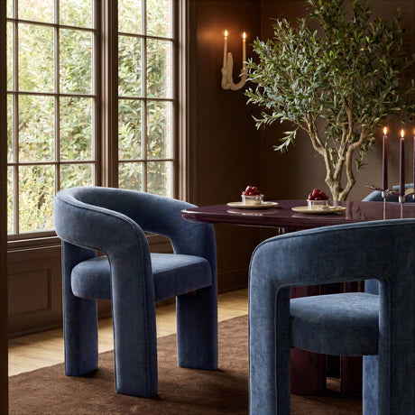 Malone Performance Chenille Dining Chair - View 30