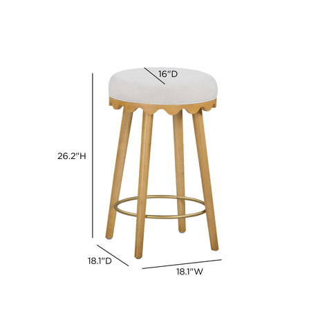 Oodle Performance Vegan Mohair Bar and Counter Stool modern hospitality commercial lounge setting