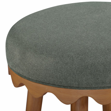 Oodle Performance Vegan Mohair Bar and Counter Stool premium craftsmanship and structural design