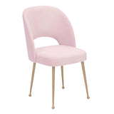 Swell Light Grey Velvet Chair