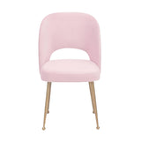 Swell Light Grey Velvet Chair