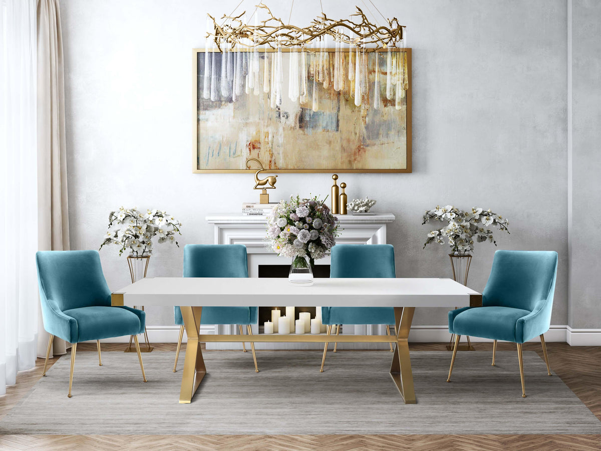 Beatrix Performance Velvet Dining Chair - View 51