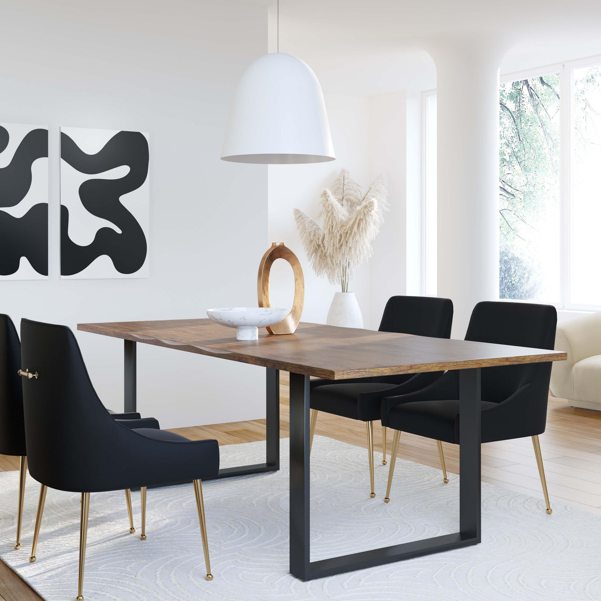 Beatrix Performance Velvet Dining Chair - View 57