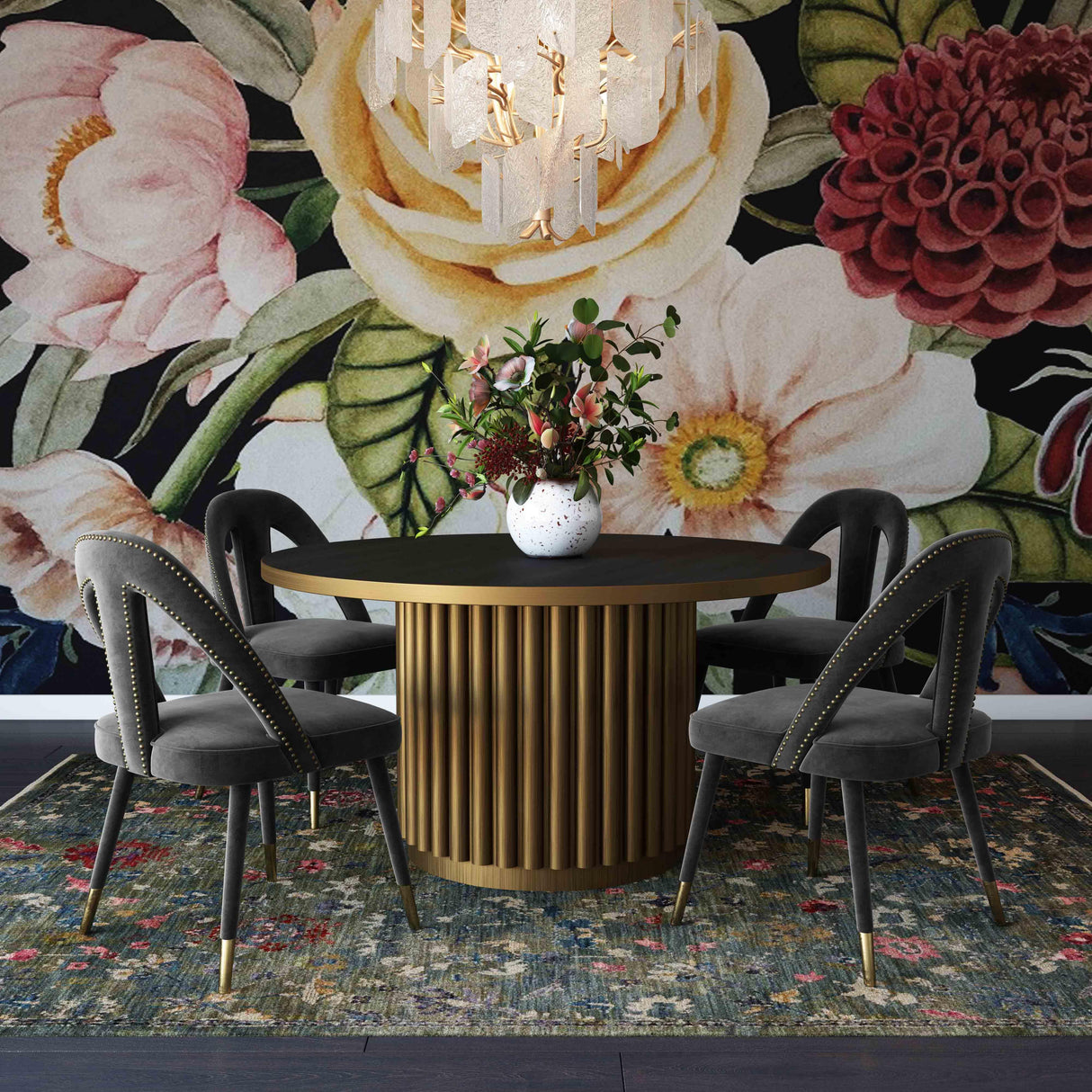 Petra Velvet Side Chair