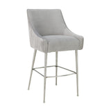 Beatrix Pleated Velvet Stool