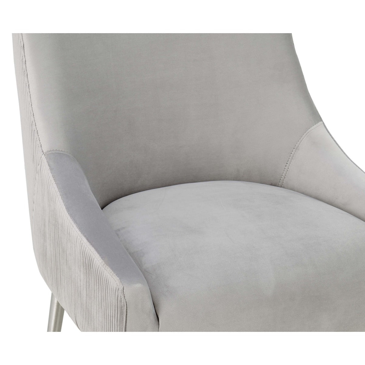 Beatrix Pleated Velvet Stool