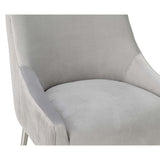 Beatrix Pleated Velvet Stool