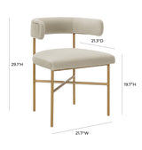 Kim Velvet Dining Chair