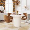 Swell Light Grey Velvet Chair