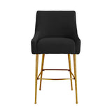 Beatrix Pleated Velvet Stool