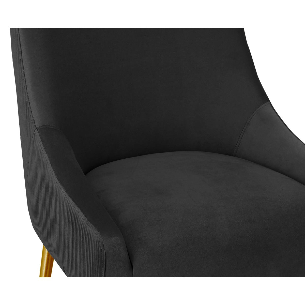 Beatrix Pleated Velvet Stool