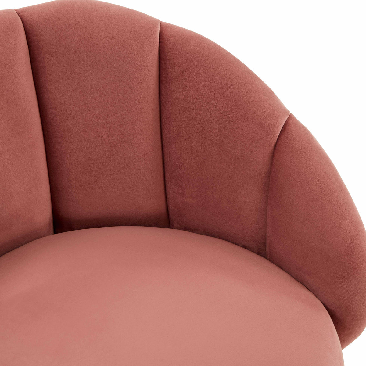 Myla Performance Velvet Swivel Stool - View 14