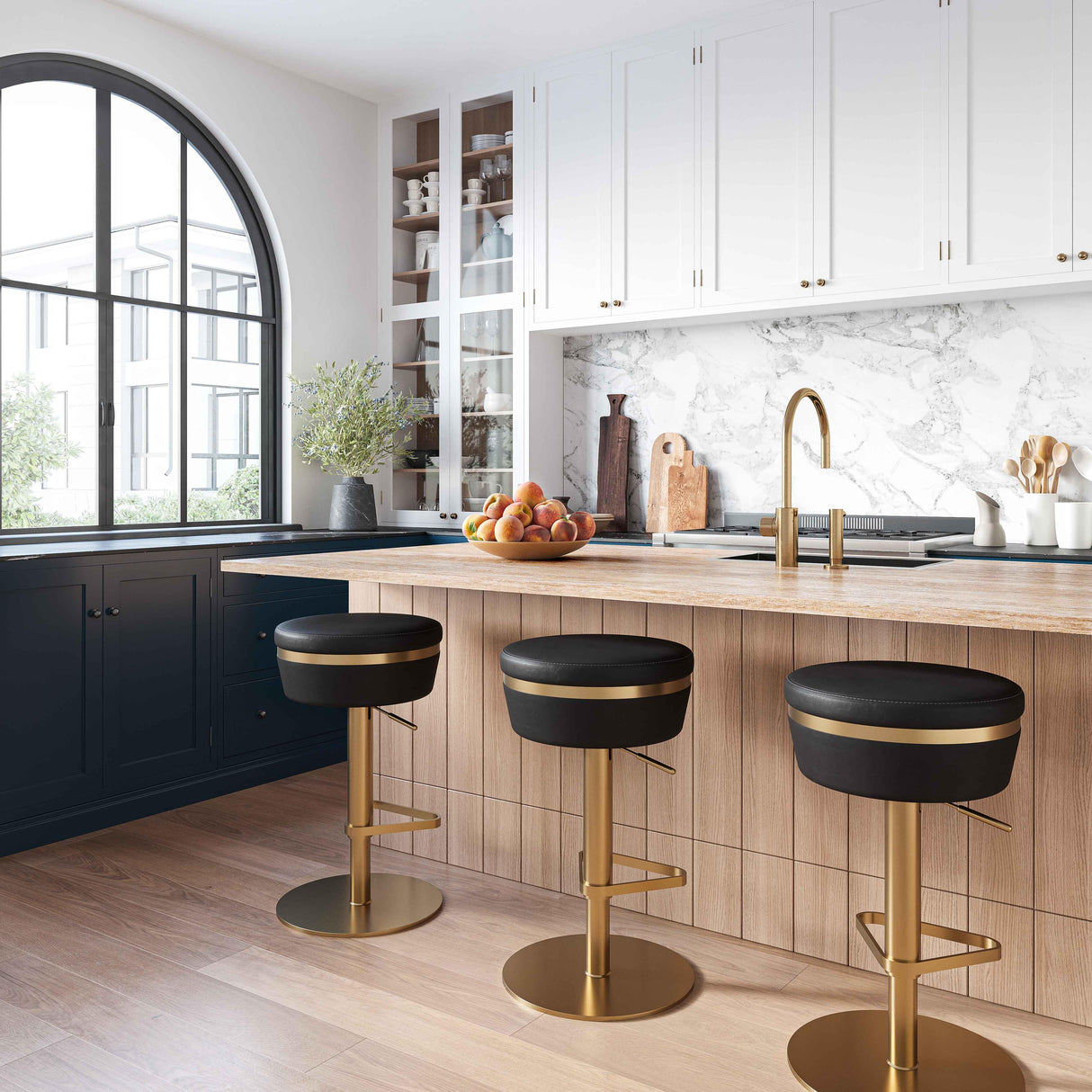 Astro Performance Vegan Leather Adjustable Stool