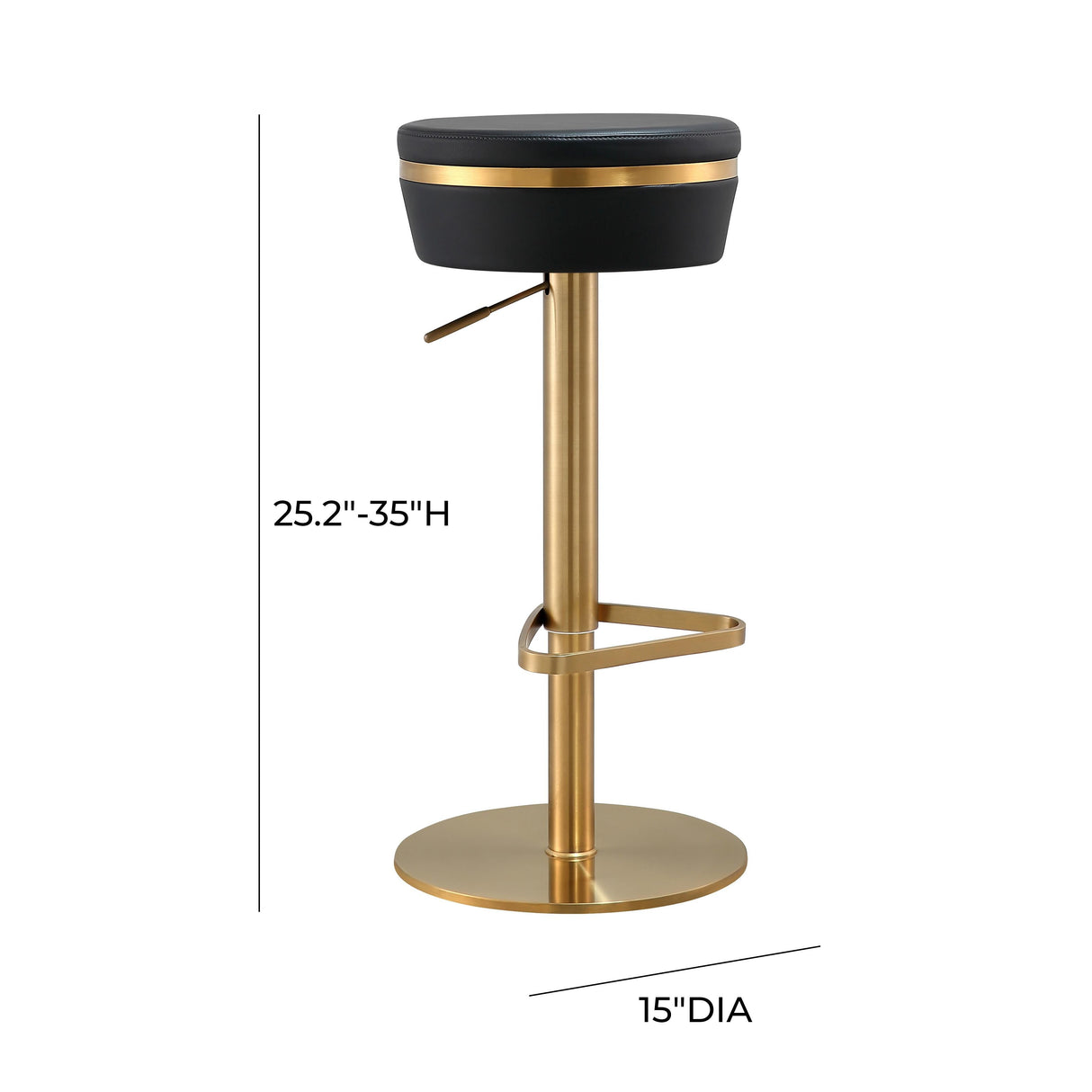 Astro Performance Vegan Leather Adjustable Stool