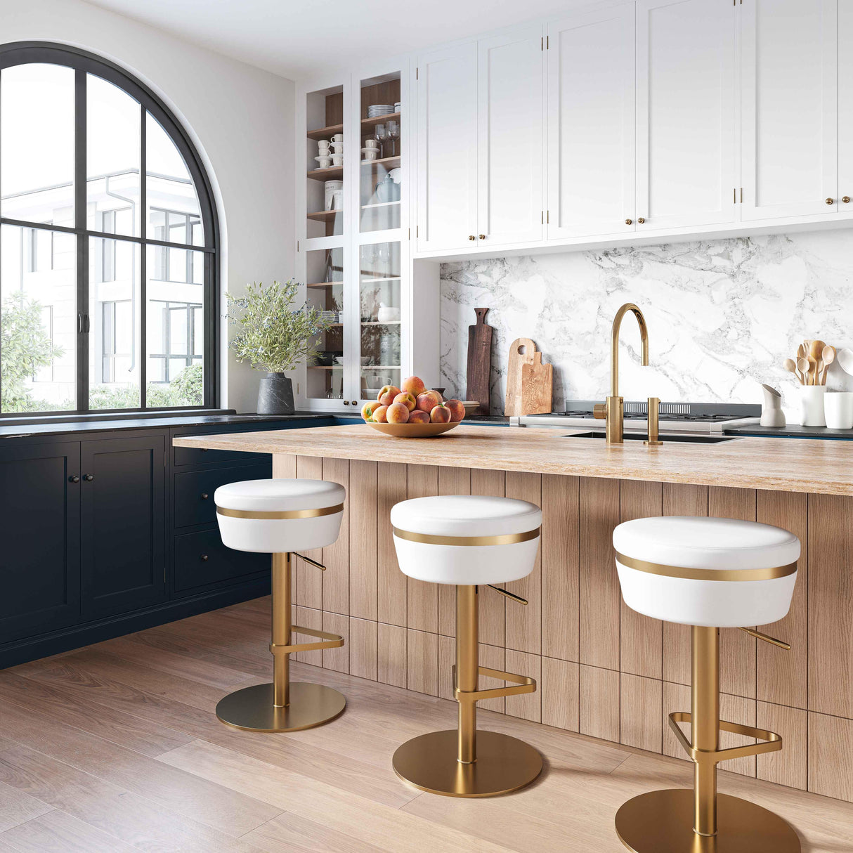 Astro Performance Vegan Leather Adjustable Stool