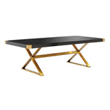 Adeline 95" Lacquer Rectangular Dining Table
