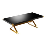 Adeline 95" Lacquer Rectangular Dining Table